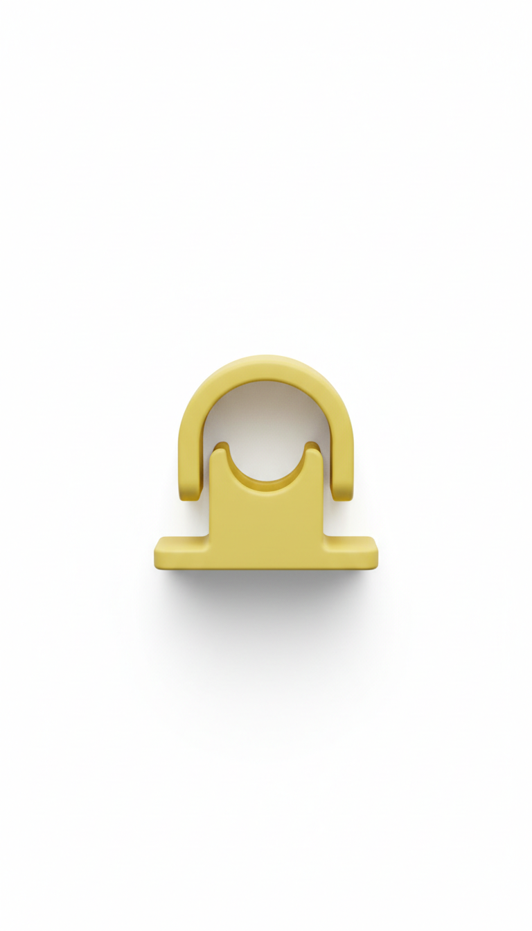 Signal Yellow Cable Organizer Clip
