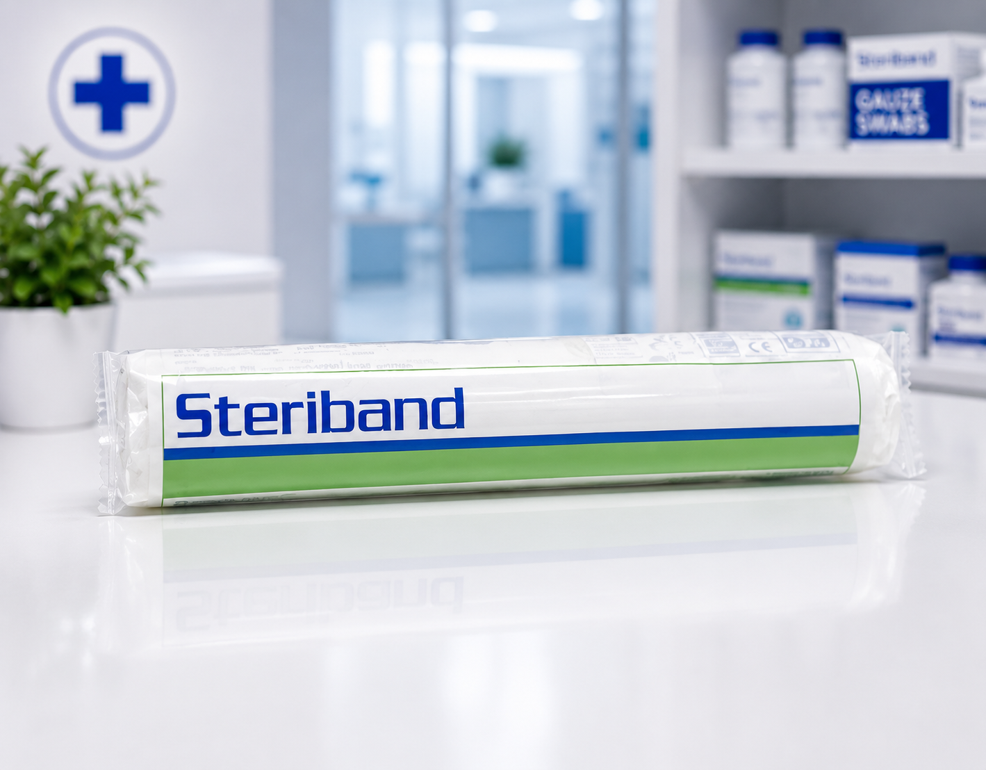 STERIBAND  GAUZE ROLL BPC (NON-STERILE)