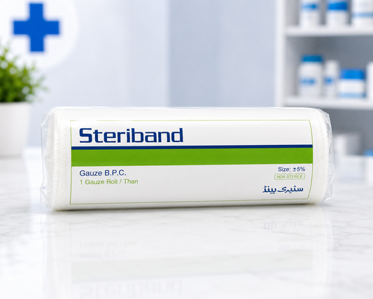 STERIBAND  GAUZE ROLL BPC (NON-STERILE)
