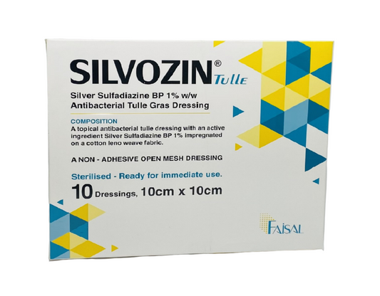 SILVOZIN ANTIBIOTIC TULLE