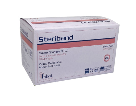 STERIBAND GAUZE SPONGE (STERILE)