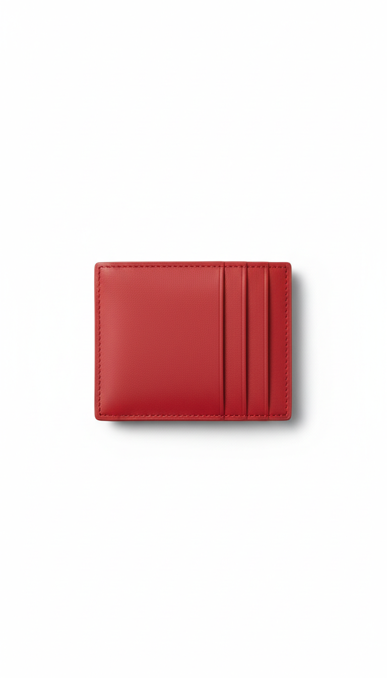 Transit Red Slim Card Wallet