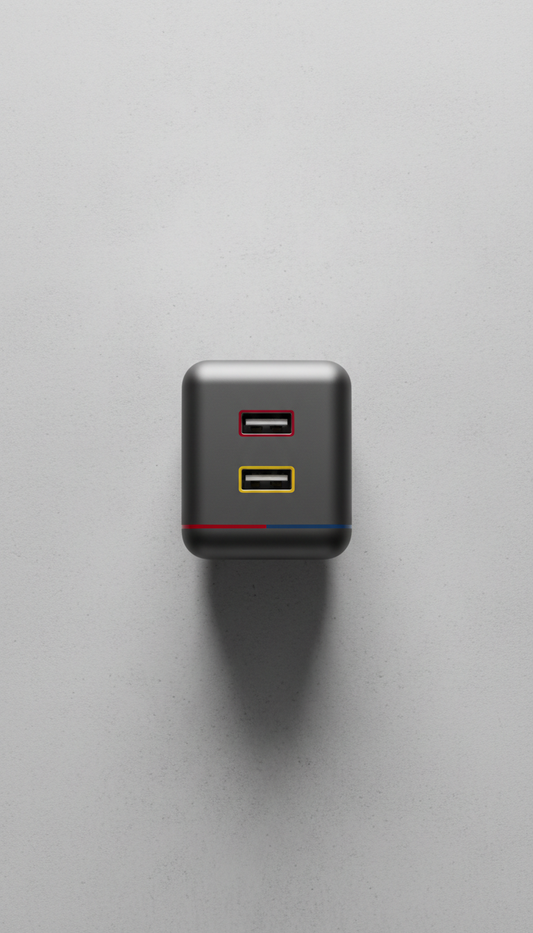 Graphite Dual-Port Charger