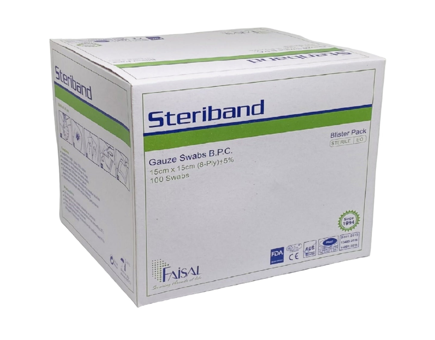 STERIBAND GAUZE SWABS (STERILE)